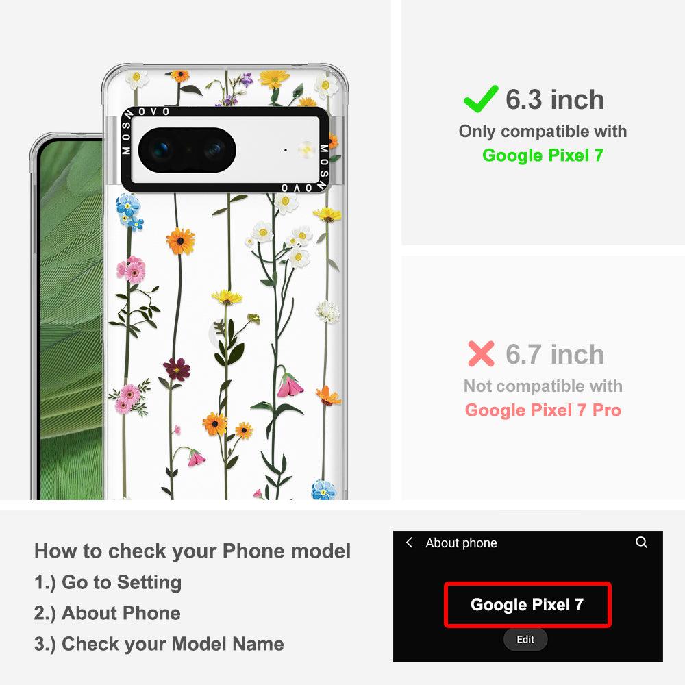 Wildflowers Floral Phone Case - Google Pixel 7 Case - MOSNOVO