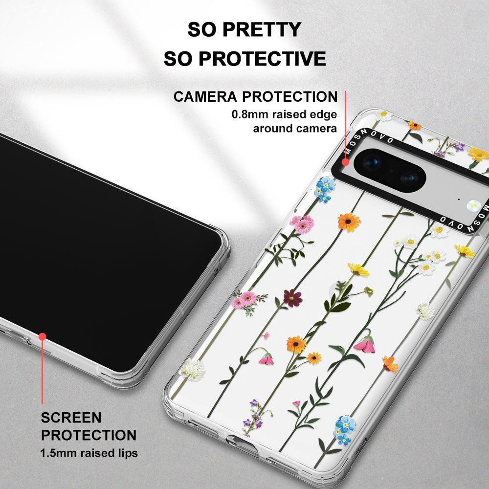 Wildflowers Floral Phone Case - Google Pixel 7 Case - MOSNOVO