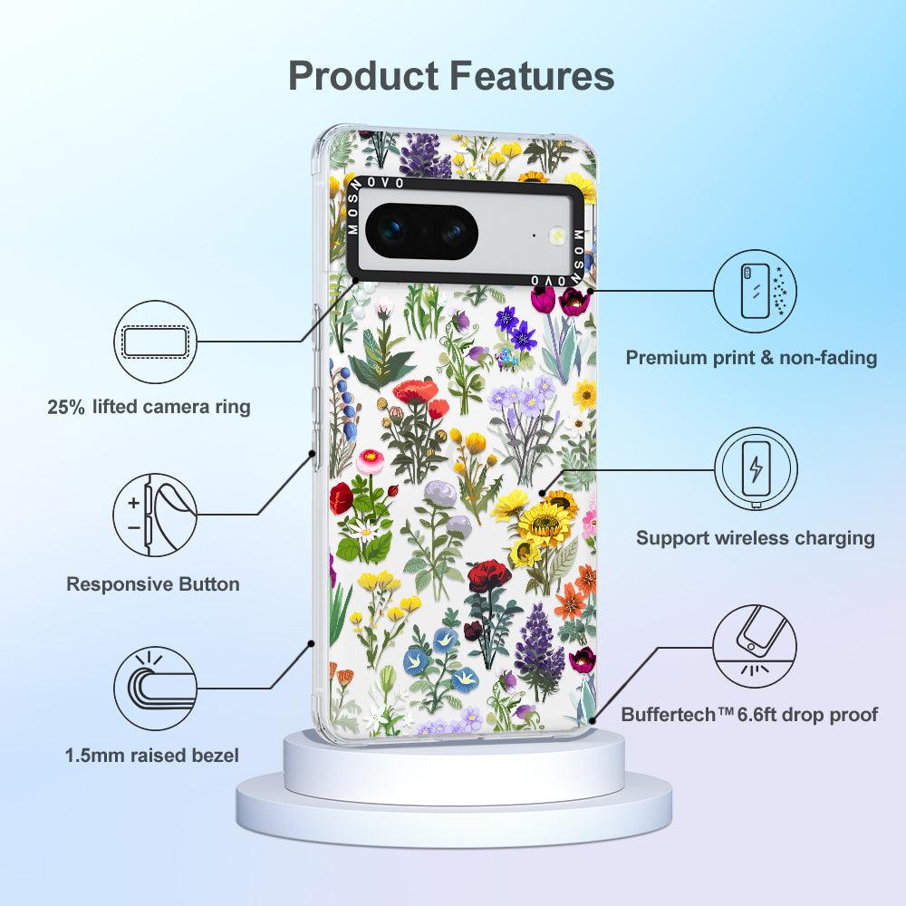 Wildflowers Phone Case - Google Pixel 7 Case - MOSNOVO