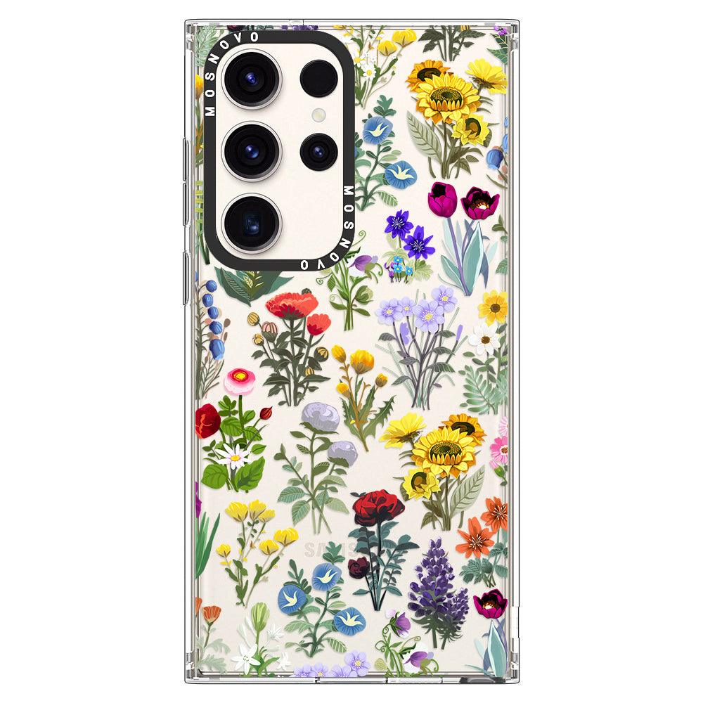 Wildflowers Phone Case - Samsung Galaxy S23 Ultra Case - MOSNOVO