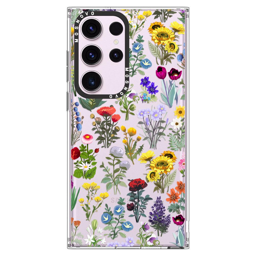 Wildflowers Phone Case - Samsung Galaxy S23 Ultra Case - MOSNOVO