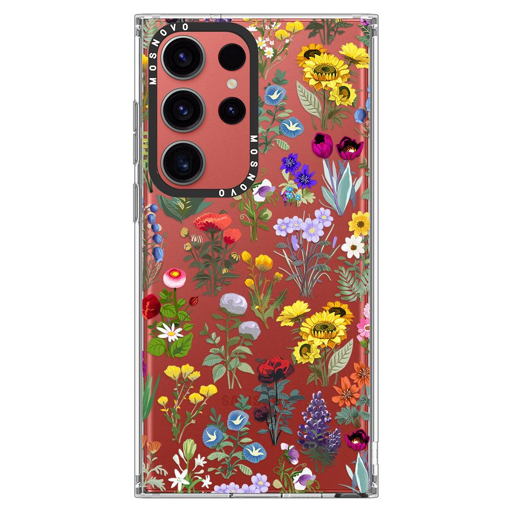 Wildflowers Phone Case - Samsung Galaxy S23 Ultra Case - MOSNOVO