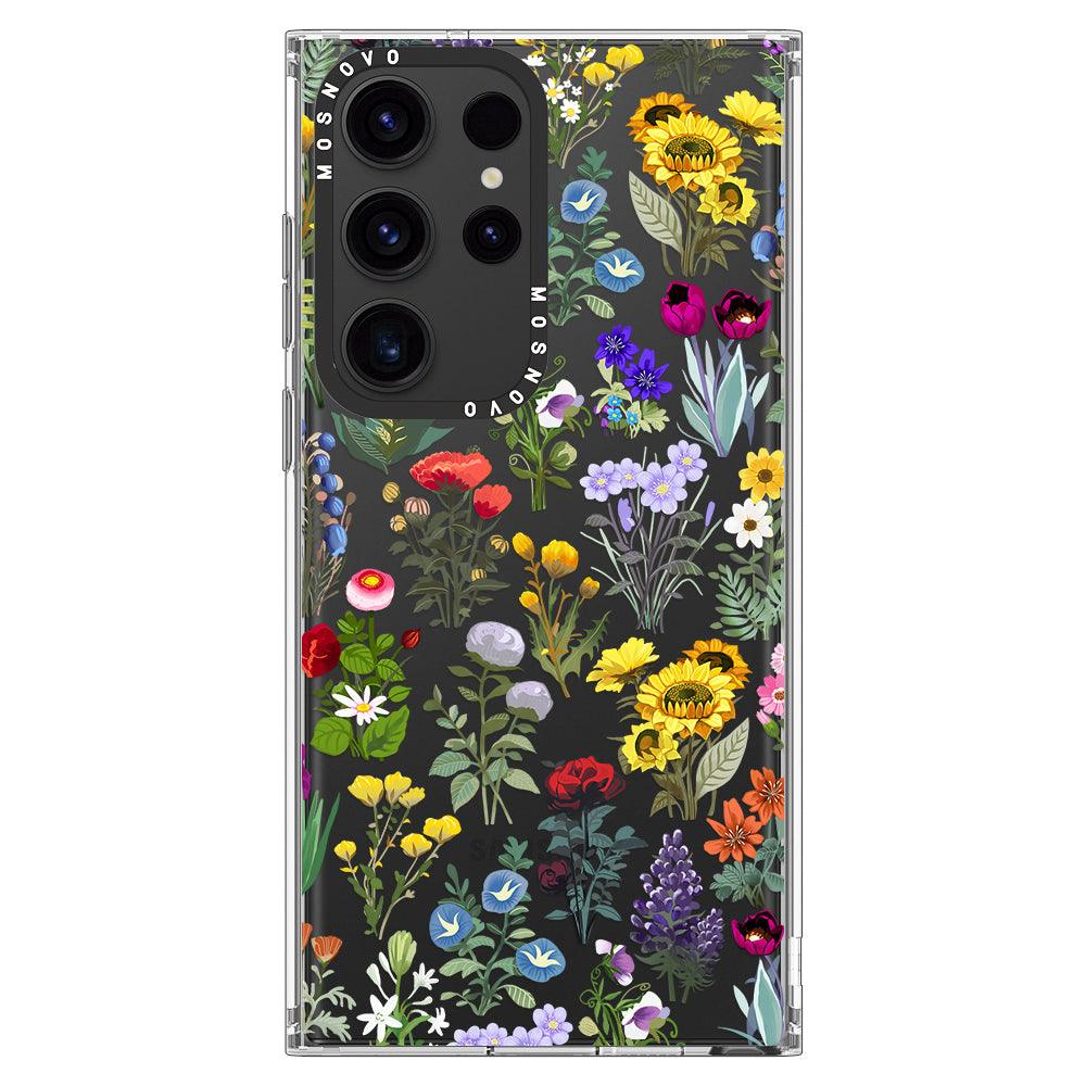 Wildflowers Phone Case - Samsung Galaxy S23 Ultra Case - MOSNOVO