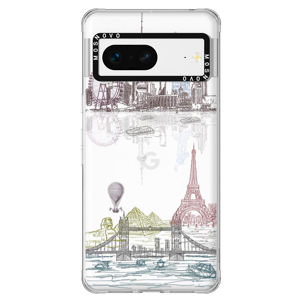 World Landscape Phone Case - Google Pixel 7 Case - MOSNOVO