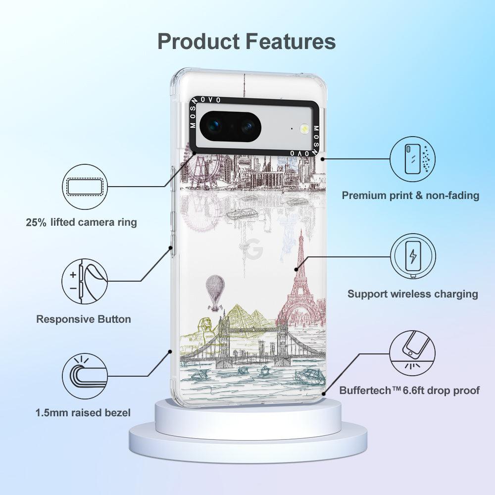 World Landscape Phone Case - Google Pixel 7 Case - MOSNOVO