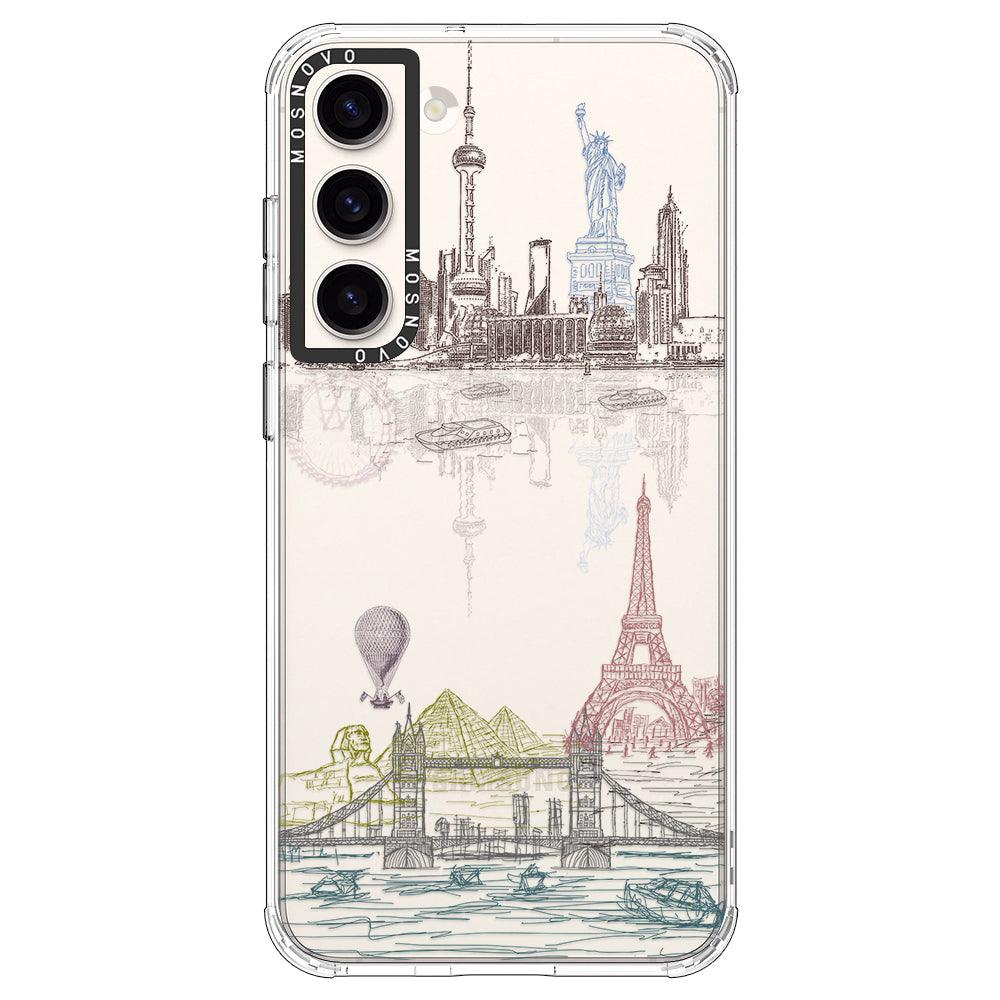 World Landscape Phone Case - Samsung Galaxy S23 Case - MOSNOVO