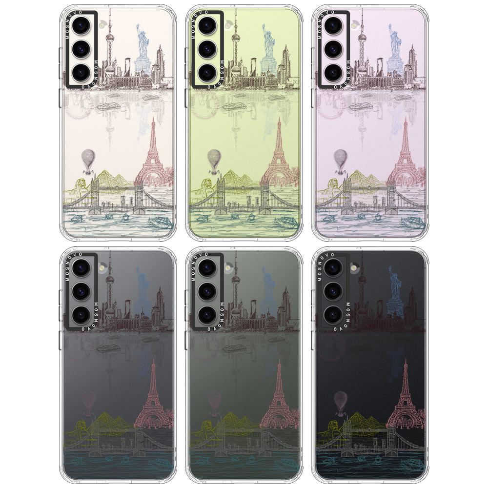 World Landscape Phone Case - Samsung Galaxy S23 Case - MOSNOVO