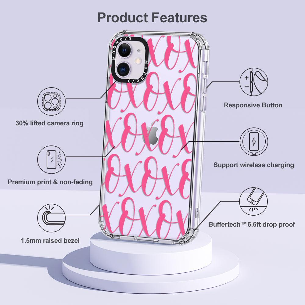 XOXO Phone Case - iPhone 11 Case - MOSNOVO