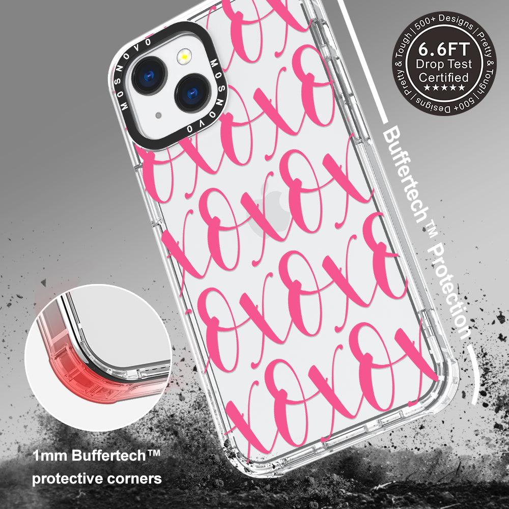 XOXO Phone Case - iPhone 13 Mini Case - MOSNOVO