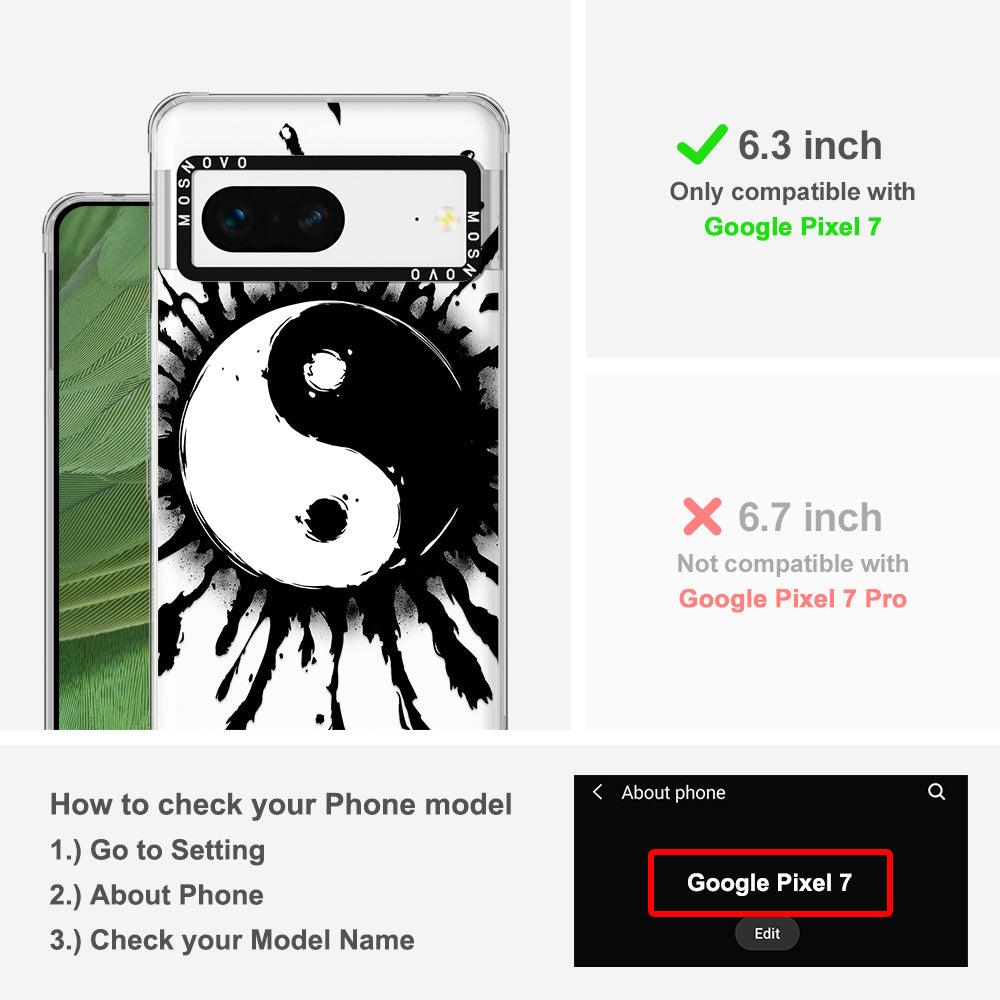 Ying Yang Phone Case - Google Pixel 7 Case - MOSNOVO