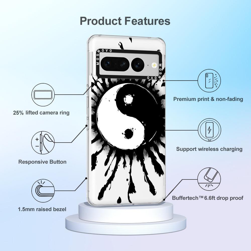 Ying Yang Phone Case - Google Pixel 7 Pro Case - MOSNOVO