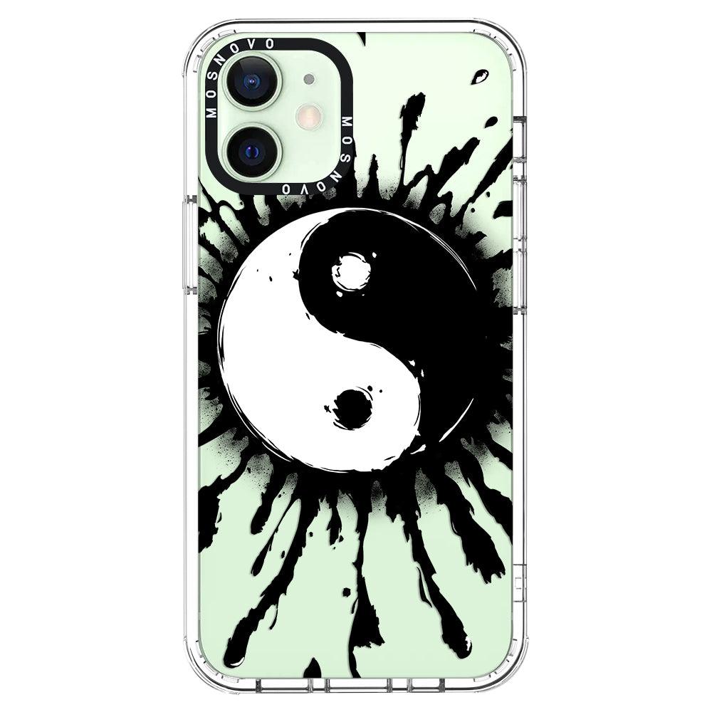 Ying Yang Phone Case - iPhone 12 Mini Case - MOSNOVO