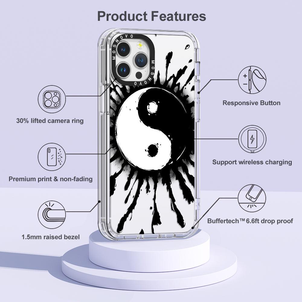 Ying Yang Phone Case - iPhone 12 Pro Case - MOSNOVO