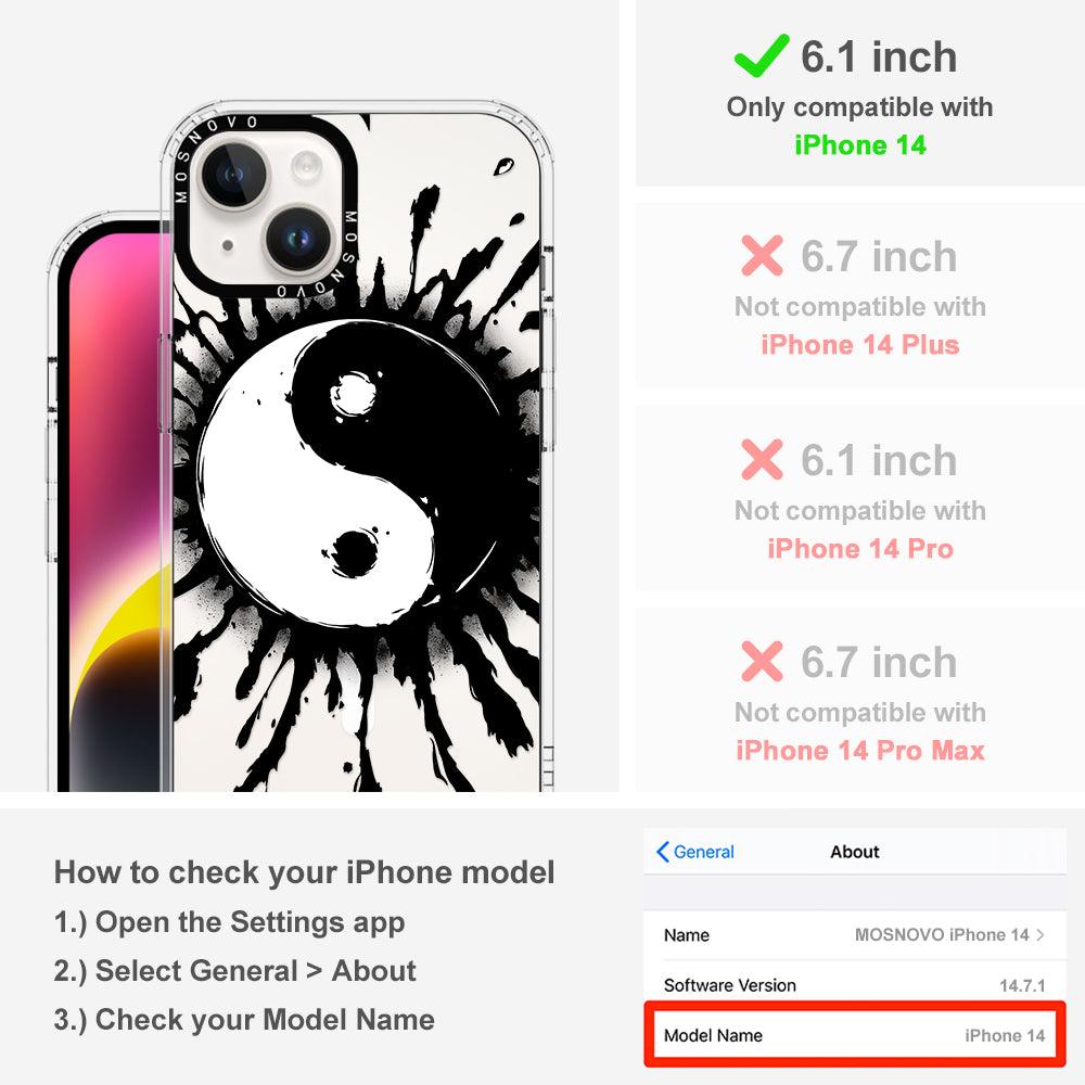 Ying Yang Phone Case - iPhone 14 Case - MOSNOVO