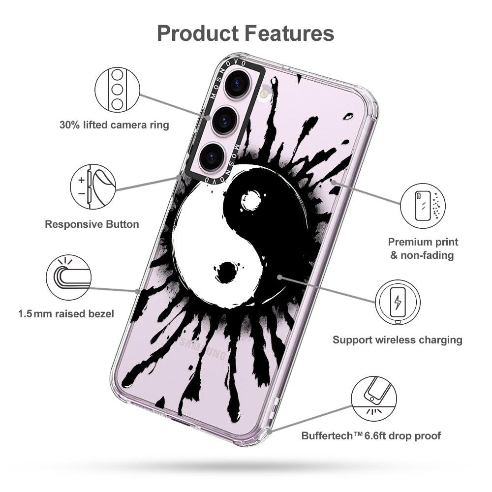 Ying Yang Phone Case - Samsung Galaxy S23 Case - MOSNOVO