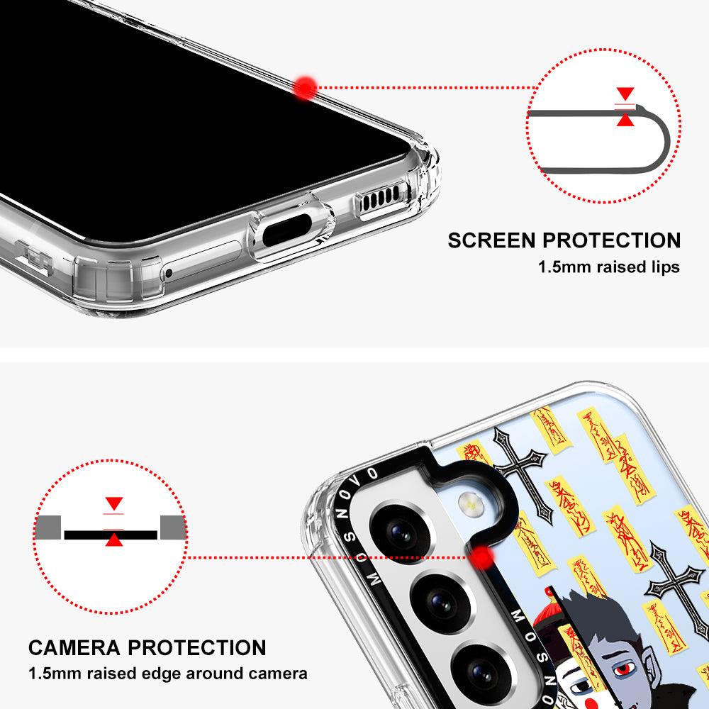 Zombie Vs Vampire Phone Case - Samsung Galaxy S22 Case - MOSNOVO
