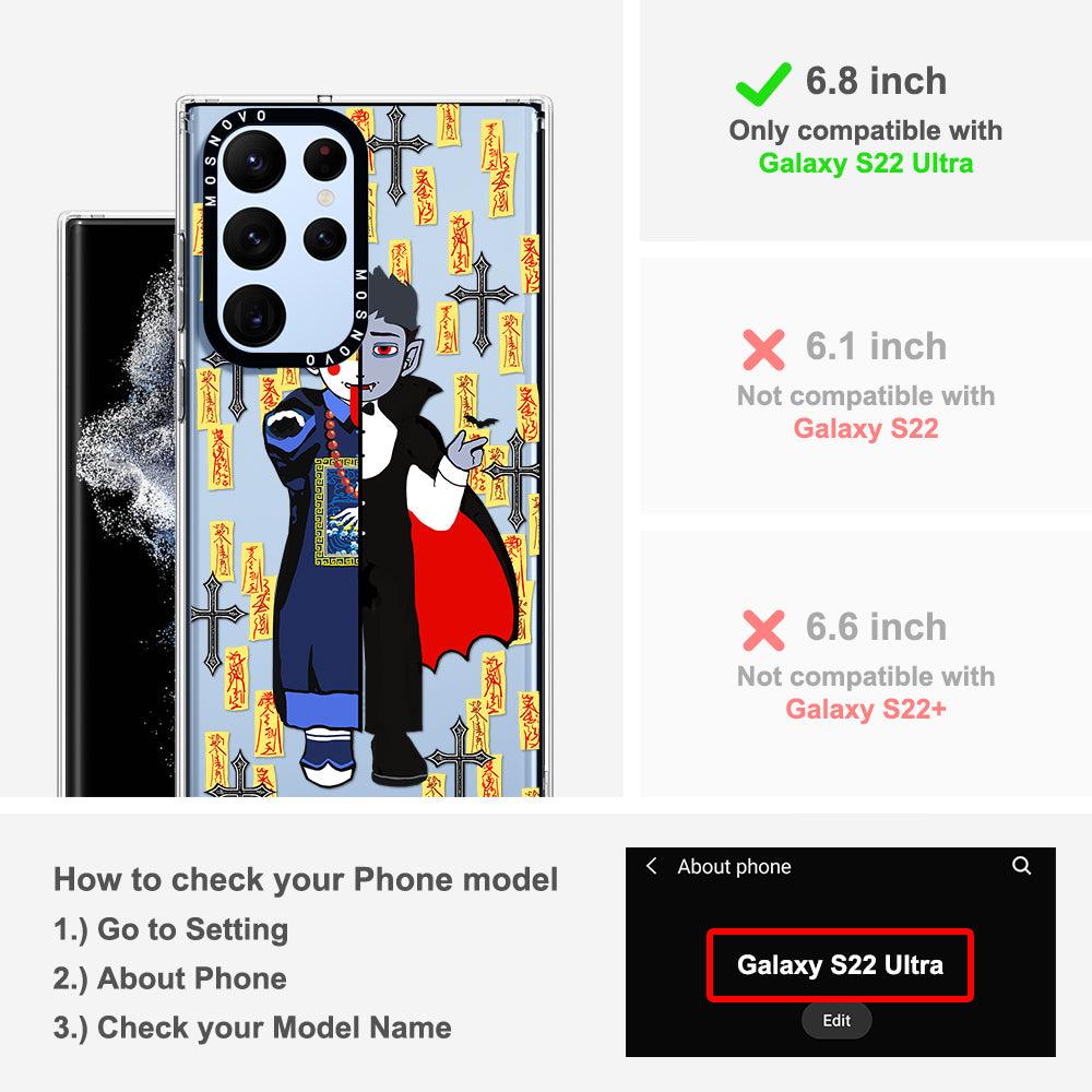 Zombie Vs Vampire Phone Case - Samsung Galaxy S22 Ultra Case - MOSNOVO